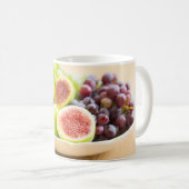 Feigen und Trauben, frisch Kaffeetasse (VorderseiteRechts)