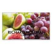 Feigen und Trauben, frisch Magnetische Visitenkarte (Vorderseite)