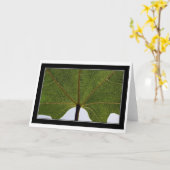 "Feigenblatt " Karte (Gelbe Blume)