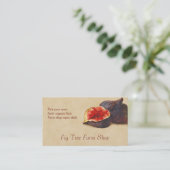 Feigenfruchtverkäufe Visitenkarte (Stehend Vorderseite)