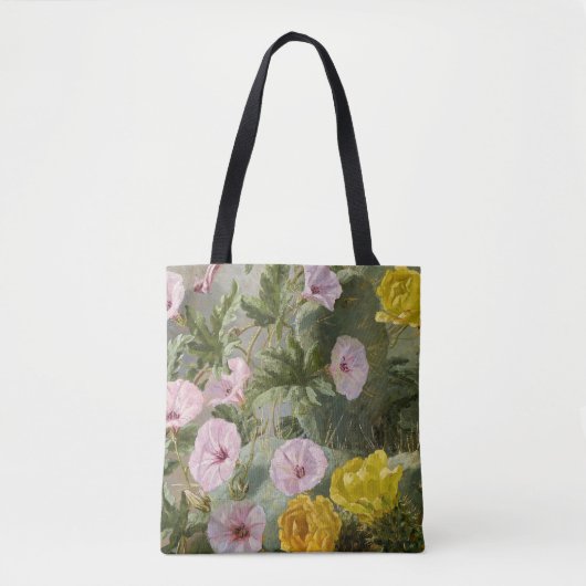 Feigenkaktus in Blüte von Christensen Tasche (Vorderseite)