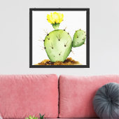 Feigenkaktus Leinwanddruck (Insitu (Wohnzimmer))