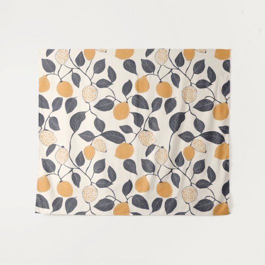 Feigenmuster Tapestry Wandteppich (Vorderseite (Horizontal))