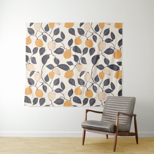 Feigenmuster Tapestry Wandteppich (Beispiel (Horizontal))