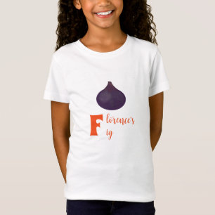 Feigentastische Mode für die Initialen von F T-Shirt