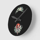 Feigenuhr Runde Wanduhr (Winkel)