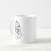 Feiger Löwe Kaffeetasse (Vorderseite Links)