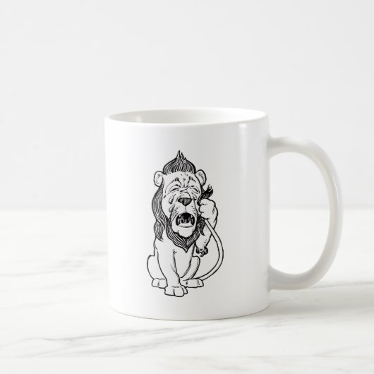 Feiger Löwe Kaffeetasse (Rechts)