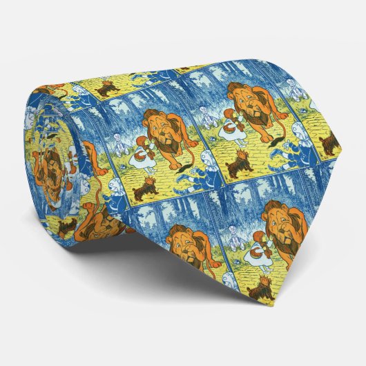 Feiger Löwe Krawatte (Gerollt)