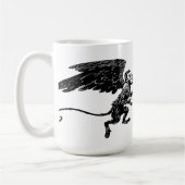 Feiger Löwe, Winged fliegende Affen Zauberer von Kaffeetasse (Links)