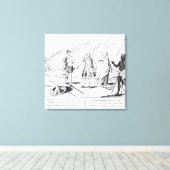 Feigheit belohnt oder der Teufel wird seinen Leinwanddruck (Insitu (Holzboden))