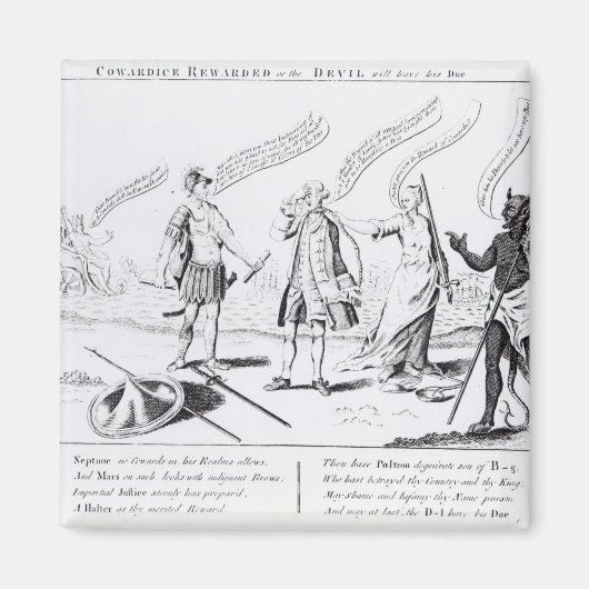 Feigheit belohnt oder der Teufel wird seinen Magnet (Vorne)