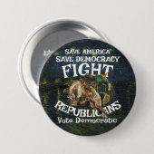 FEIGLING DHS CBP ICE TSA DOJ FEMA REGIERUNG TSA VD BUTTON (Vorne & Hinten)