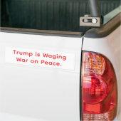 Feigling Trumps Krieg gegen den Frieden Hankamer A Autoaufkleber (Auf Lkw)