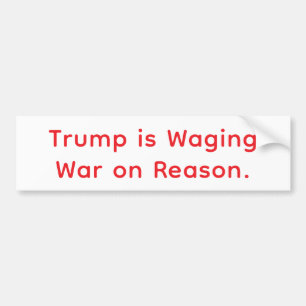 Feigling Trumps Krieg gegen die Vernunft Hankamer Autoaufkleber