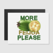 FEIJOA FRUIT ! NIEDLICHES GESCHENK FÜR SELTENE OBS MAGNETKARTE (Vorne/Hinten)