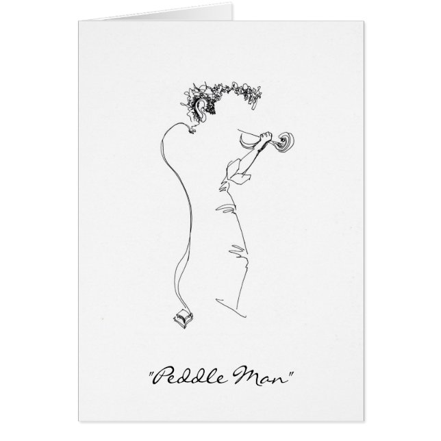 Feilbieten Sie Mann (Vorne)