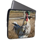 Feilsche auf Bauernhof, Laptop-Sieb Laptopschutzhülle (Vorne Rechts)