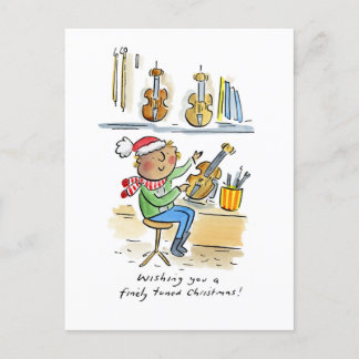 Fein abgestimmtes Weihnachten Postkarte