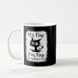 Fein Fein Alles Ist Fein Lustige Schwarze Katzenkr Kaffeetasse