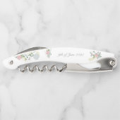 Fein geblüht Hochzeit Kellnermesser (Rückseite)