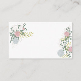 Fein geblüht Hochzeitsgast-Platzkarte Empfehlungskarte