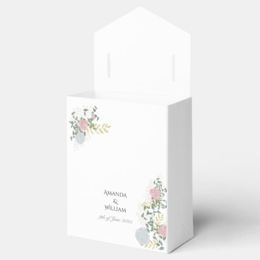 Fein geblüht Hochzeitsgäste Geschenkschachtel (Geöffnet)