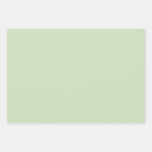 Fein grün und grau, Art Deko. Geschenkpapier Set (Vorderseite 3)