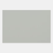 Fein grün und grau, Art Deko. Geschenkpapier Set (Vorderseite 2)