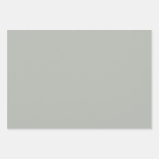 Fein grün und grau, Art Deko. Geschenkpapier Set (Vorderseite 2)