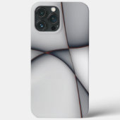 Fein konvexe, graue Ausschnitte Case-Mate iPhone Hülle (Rückseite)