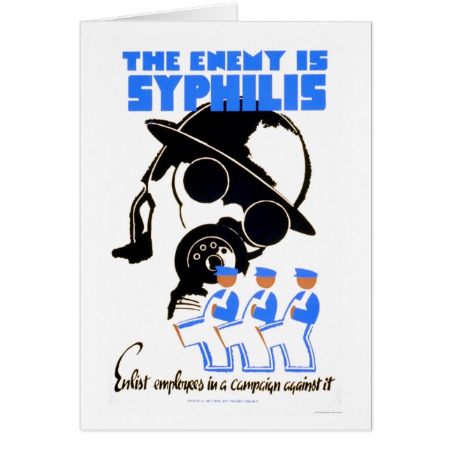 Feind ist Syphilis WPA 1938 (Vorne)