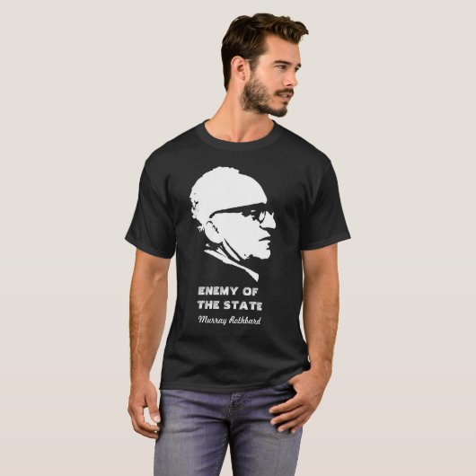 Feind Murrays Rothbard des Staat T-Shirt (Vorne ganz)