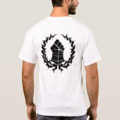 Feind-weißer StandardT - Shirt (Rückseite)