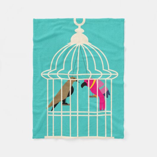 Feinde im selben Haus Fleecedecke (Vorderseite)