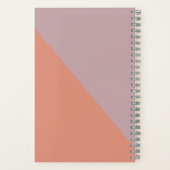 Feinde nach Vanquish Funny Pink & Coral Moderne Notizblock (Rückseite)