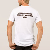 Feinde Tri-Blend Shirt (Rückseite)