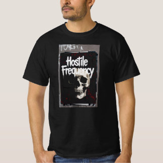 feindliche Frequenz mit Totenkopf T-Shirt