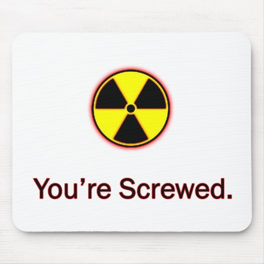 Feindlicher Kernwaffe ankommend! Mousepad (Vorne)