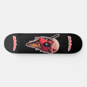 Feindliches Totes Eiscreme #2 Skateboard (Horizontal)