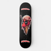Feindliches Totes Eiscreme #2 Skateboard (Vorderseite)