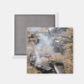 Feindwaffen werden cool magnet (Vorderseite/Rückseite)