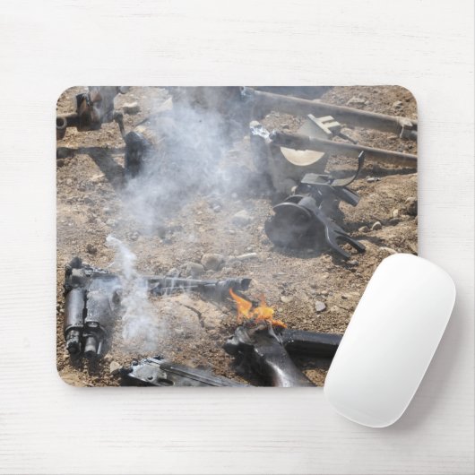 Feindwaffen werden cool mousepad (Mit Mouse)