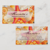 Feine Abstrakte Coole Niedliche Girly Nature Mode Visitenkarte (Vorne/Hinten)