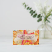 Feine Abstrakte Coole Niedliche Girly Nature Mode Visitenkarte (Stehend Vorderseite)