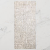 Feine Acrylblume Menükarte (Rückseite)