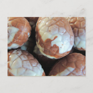 Feine belgische Schokolade Ostereier, Feiertagspostkarte