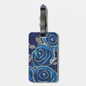 Feine Blume Cool Niedlich Giro Retro Florenz Gepäckanhänger (Rückseite vertikal)