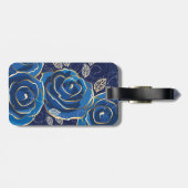 Feine Blume Cool Niedlich Giro Retro Florenz Gepäckanhänger (Rückseite horizontal)