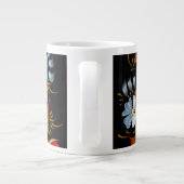 Feine Blume Cool Niedlich Giro Retro Florenz Jumbo-Tasse (Rückseite)